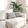 Sofa Pagalvės 2 pcs Šviesiai pilka 50 x 30 cm audinys