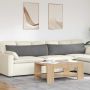 Sofa Pagalvės 2 pcs Tamsiai pilka 145 x 40 cm audinys