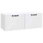 Sieninė TV spintelė Balta 78,5 x 31 x 30 cm Apdirbta mediena