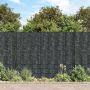 Privatumo suteikiančios pertvaros, 4vnt., pilkos, 35x0,19m, PVC