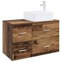Vonios baldų rinkinys 2 pcs Sendintos medienos Apdirbta mediena