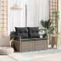 Sodo sofa su pagalve 120 x 62 x 69 cm poliratanas