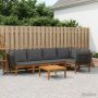 6 pcs Sodo poilsio komplektas Natūrali