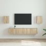TV sieninė spintelė 2 pcs Sonoma 30 x 31 x 40 cm