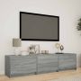 TV spintelė su LED su LED Pilka Sonoma 165 x 34 x 40 cm