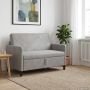 Sofa su saugojimo vieta Šviesiai pilka 122 x 78 x 87 cm