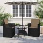 Sėdynės ir nugaros pagalvėlės 2 pcs Taupe 47 x 45 x 2 cm