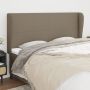 Galvūgalis su auselėmis, taupe, 203x23x118/128cm, audinys