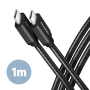 AXAGON | Data and charging USB 3.2 Gen 1 cable, 1 m | BUCM3-CM10AB | USB Type C - USB Type C