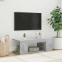Tv spintelė su LED apšvietimu, betono pilka, 90x39x30cm