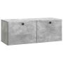 Sieninė TV spintelė Betono pilka 78,5 x 31 x 30 cm