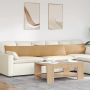 Sofa Pagalvės 2 pcs Ruda 200 x 40 cm Kordūrinis audinys