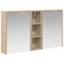 Vonios spintos komplektas 3 pcs 106 x 16 x 62,5 cm
