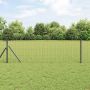 Tvora su stulpais Pilka 0,4 x 50 m Plienas ir PVC