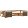 Lauko sofos komplektas 6 pcs Natūrali