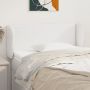 Galvūgalis su auselėmis, baltos,83x23x78/88cm, dirbtinė oda