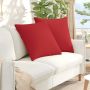 Sofa Pagalvės 2 pcs Raudona 80 x 80 cm audinys