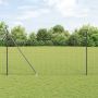 Tvora su stulpais Pilka 1,5 x 10 m Plienas ir PVC