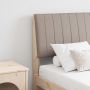 Apmušta lovos galvūgalis Taupe 135 cm Kietos pušies mediena