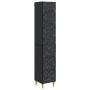 Spintelė 2 pcs Juoda 33 x 34,5 x 90 cm Apdirbta mediena