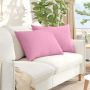 Sofa Pagalvės 2 pcs Rožinė 70 x 50 cm audinys