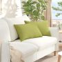 Sofa Pagalvės 2 pcs Šviesiai žalia 60 x 40 cm audinys