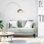 Dvivietė sofa, šviesiai pilka, 111 cm, aksomas