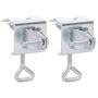 Balkono skėčio spaustukai, 2vnt., 32mm, galvanizuotas plienas