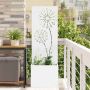 Sodo privatumo ekranas „Fretwork“ Balta 50 x 140 cm