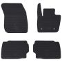Automobilių kilimėlis 4 pcs Juoda TPE