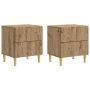 Naktinis staliukas 2 pcs Artisano ąžuolo 43 x 34,5 x 48 cm