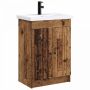 Vonios baldų rinkinys Sendintos medienos 78,5 x 37,5 x 81 cm