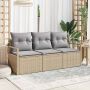Sofos komplektas 3 pcs Smėlio poliratanas