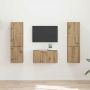 TV spintelių komplektas 5 pcs Amatininkų ąžuolas