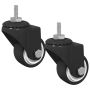 Sukamasis ratukas 2 pcs Juoda 40,4 x 40,4 x 19,7 mm