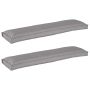 Pallet pagalvių rinkinys 2 pcs Pilka 150 x 40 x 8 cm