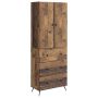 Spintelė 2 pcs Sendintos medienos 66 x 34,5 x 90 cm