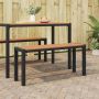 Sodo suolas Ruda 100 x 28 x 45cm Plienas