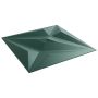 Sienų plokštės 12 pcs Star Žalias 50 x 50 cm XPS Putplastis