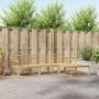 Lauko sofos komplektas 4 pcs Balta 249,5 x 162,5 x 73 cm