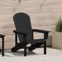 Adirondack kėdė Juoda 82 x 74 x 92 cm HDPE
