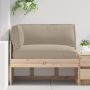 Pallet pagalvių rinkinys 3 pcs Taupe Oksfordo audinys