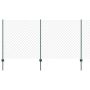 Tvora su stulpais Žalia 1,2 x 10 m Plienas ir PVC