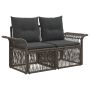 Sodo sofa 2-Vietų skaičius Pilka poliratanas