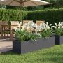 Sodo vazonas Antracito 80 x 20 x 20 cm Šaltai valcuotas plienas