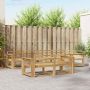 Lauko sofos komplektas 8 pcs Balta 331 x 172,5 x 73 cm