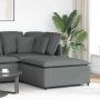 Modulinė sofa, pakojų modulis, tamsiai pilka, 100x100x48 cm