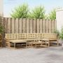Lauko sofos komplektas 7 pcs Balta ir kreminė 79 x 79 x 37 cm