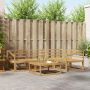 Lauko sofos komplektas 5 pcs Balta 79 x 79 x 37 cm