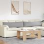 Sofa Pagalvės 2 pcs Debesų pilka 145 x 40 cm audinys